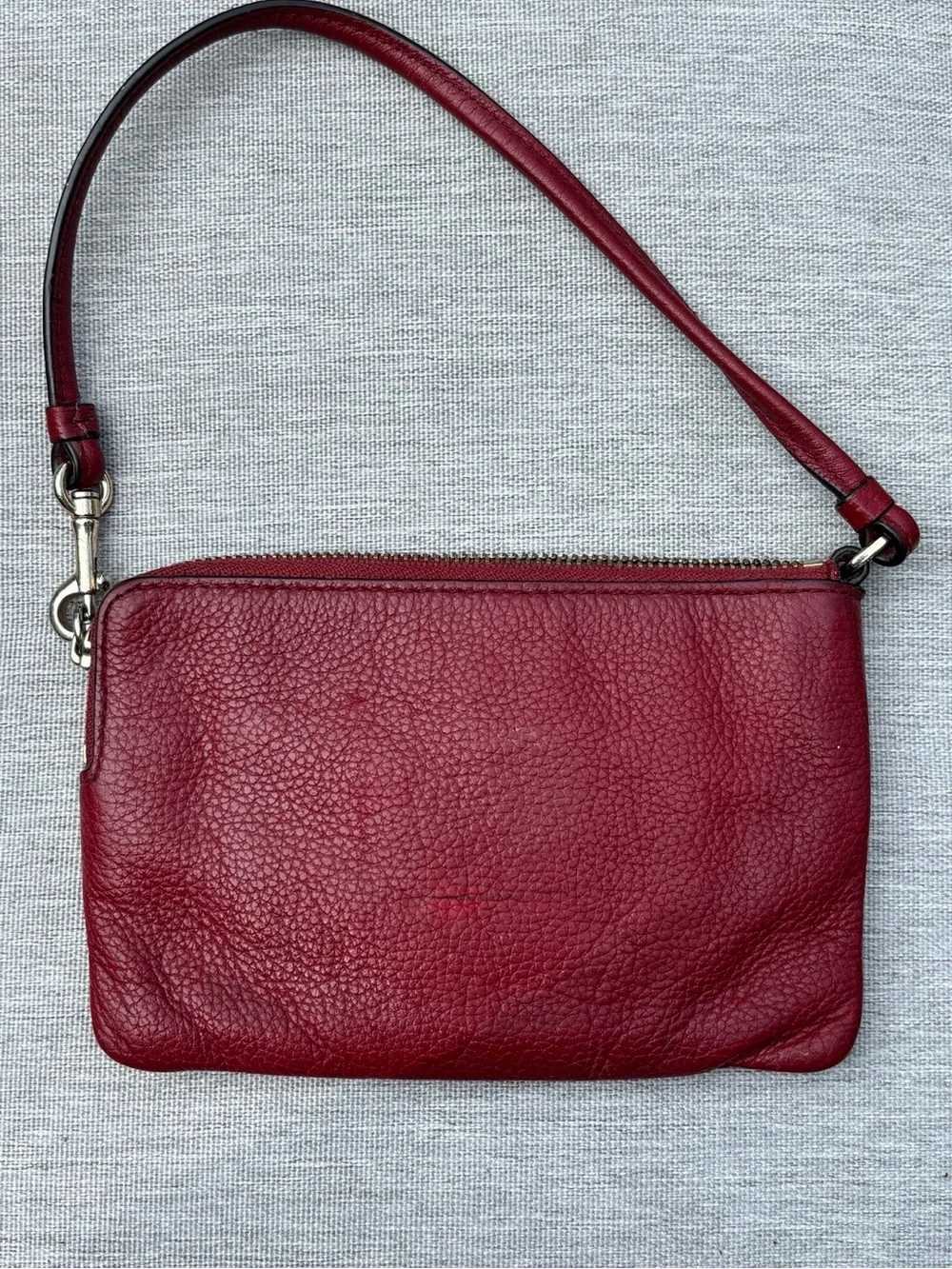 Vintage Coach cherry red wristlet mini purse Y2K
